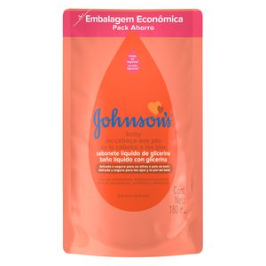 Sabonete Líquido Johnson's Baby Cabeça ao Pés Refil 180ml
