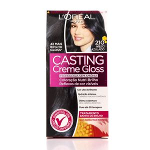 Tintura Casting Creme Gloss Preto Azulado N.210
