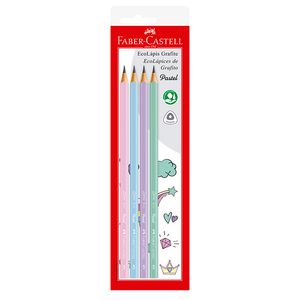 Lapis Grafite Faber Castell Ecolapis Max Pastel 4Unidades