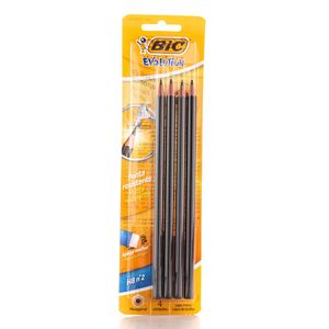 Lápis Grafite Bic Evolution Preto 4Unidades