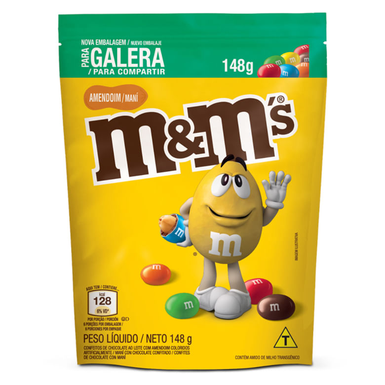 Confeito de Chocolate ao Leite com Flocos de Arroz M&M¿S Crispy