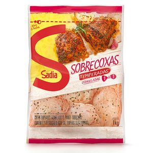 Sobrecoxa de Frango Sadia Temperada Congelada Iqf 1kg
