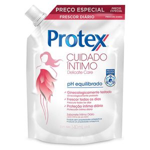 Sabonete Líquido Intimo Protex Delicate Care Refil 140ml