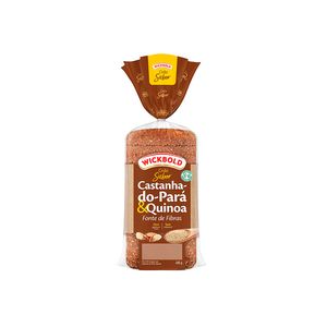 Pão de Forma Wick Bold Grão Sabor Castanha do Pará/Quinoa 350g