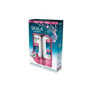Shampoo+Condicionador Skala Bomba Vitaminas com Hialurônico 325ml 1un