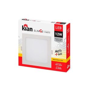 Luminária Kian Led Slim 12w un