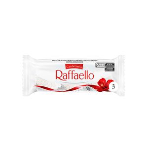 Bombom Ferrero Raffaello com 3 Unidades 30g