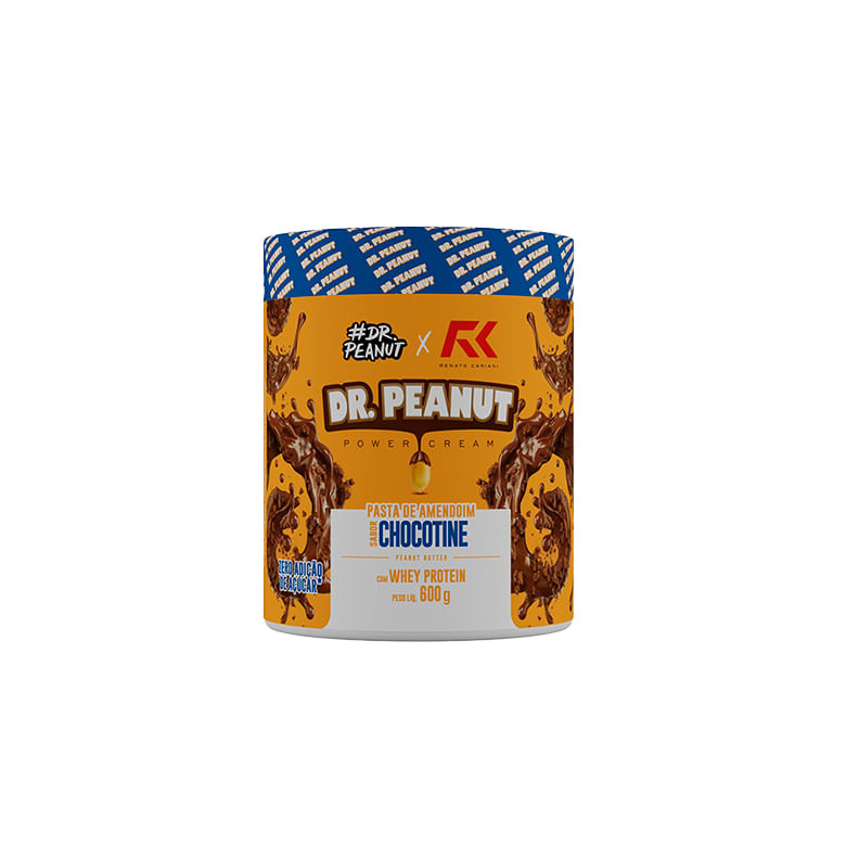 Pasta De Amendoim Com Whey Isolado 600g - Dr Peanut - Boa Forma