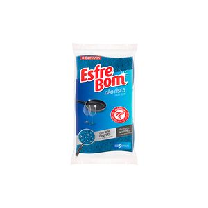 Esponja Bettanin Esfrebom Não Risca 3un