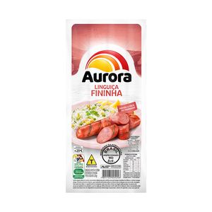 Linguiça Aurora Fininha Cozida e Defumada 220g