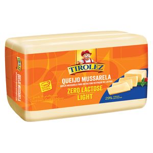 Queijo Mussarela Tirolez Light Lanche Sem Lactose 1 Unidade 360g