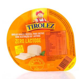 Queijo Minas Tirolez Frescal Light Sem Lactose 1 Unidade 240g
