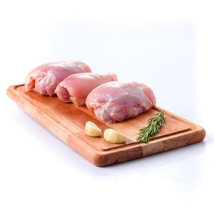 Sobrecoxa de Frango sem Pele Resfriado Bandeja 1 Unidade 618g