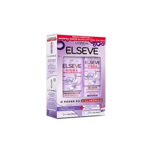 Shampoo Elseve Pack Promo Hidra Hialurônico.+ Revitalift Hialurônico 375ml