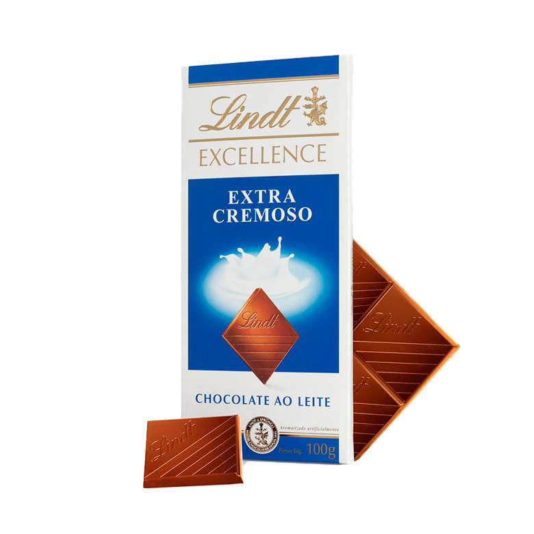 Chocolate Lindt Excellence Milk Extra Creamy 100g Covabra