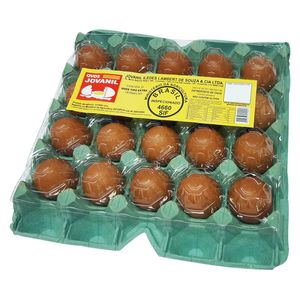 Ovos Jovanil Vermelhos Extras Pvc com 20Unidades