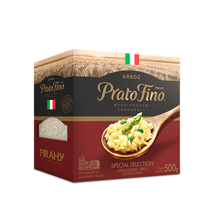 Arroz Prato Fino Italiano Carnaroli 500 G - Covabra