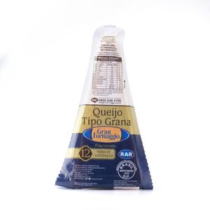 Queijo Tipo Grana Gran Formaggio 12 Fracionado 1 Unidade 206g
