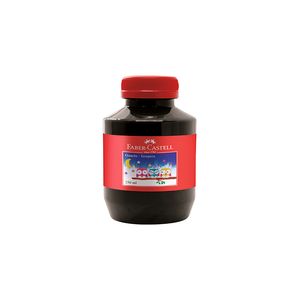 Tinta Guache Faber Castell Preto 250ml