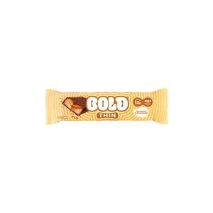 Barra Bold Thin 12g Proteina Zero Açucar Caramelo & Amendoim 40g
