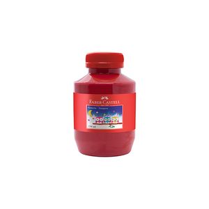 Tinta Guache Faber Castell Vermelho 250ml