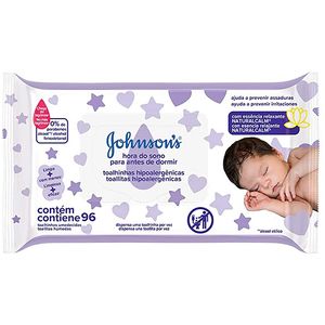 Toalhas Umedecidas Johnson's Baby Hora do Sono 96Unidades