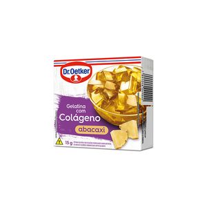 Gelatina Dr. Oetker com Colágeno Abacaxi 15g