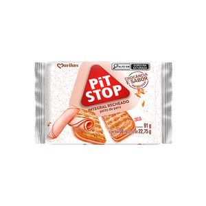 Biscoito Marilan Pit Stop Recheado Peito de Peru 91g