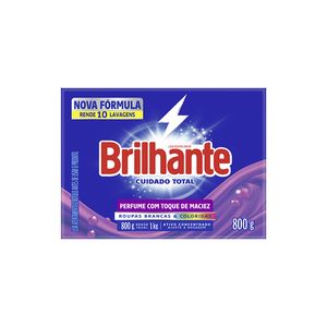 Lava Roupas Brilhante Cuidado Total 800g