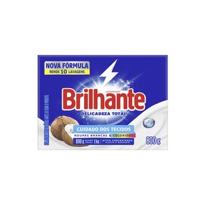 Lava Roupas Brilhante Delicadeza Total 800g
