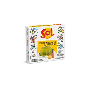 Gelatina Sol Abacaxi 20g