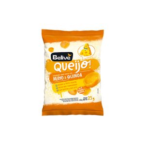 Salgadinhos Belive sem Gluten sem Leite Queijo Milho & Quinoa 25g