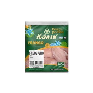 Filé de Peito de Frango Korin Boa Pedida Congelado Pacote Iqf 700g