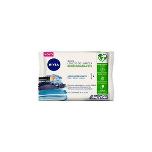 Lenços Limpeza Nivea Demaquilante 3 em 1 un