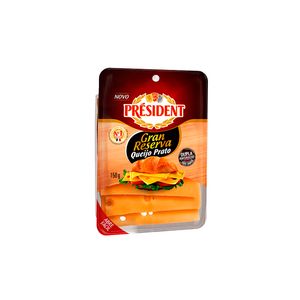 Queijo Prato President Gran Reserva Fatiado 150g