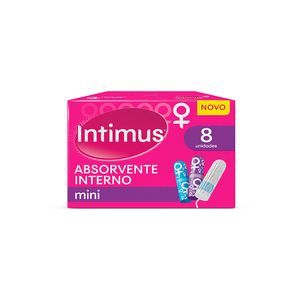 Absorvente Interno Intimus Mini 8Unidades