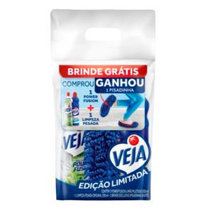 Limpador Veja Power Fusion + Limpeza Pesada Grátis 1 Pisadinha 500ml