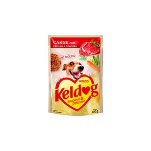 Alimentos para Cães Keldog Carne, Ervilha e Cenoura 100g