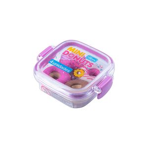 Kit Borracha Tilibra Lancheira Donuts com 4un