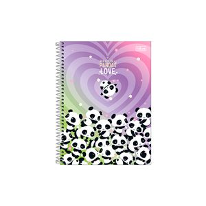 Caderno Universitário Tilibra Capa Dura Lovely Friend 10 Matérias 160 Folhas un