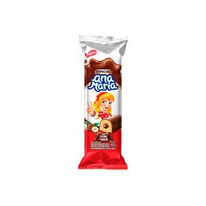 Bolo Ana Maria Creme de Avelã Cobertura Chocolate 42g