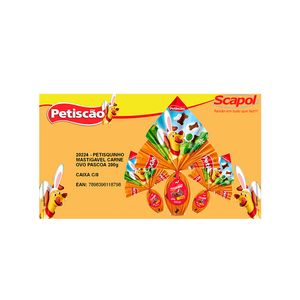 Ovo de Páscoa Pet Petiskão Snack Carne 200g