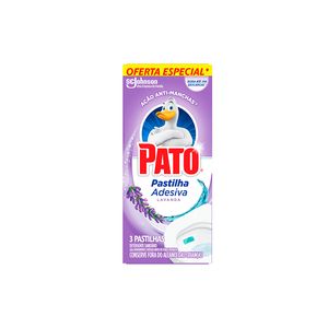 Detergente Sanitário Pato Pastilha Adesiva Lavanda Oferta Especial 3un