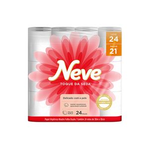 Papel Higiênico Neve Folha Duplalv24  Pg21 Rolos 30m