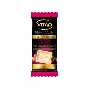 Chocolate Vitao Marcante Zero Açucar, Glúten Branco Morrango e Cranberry 70g