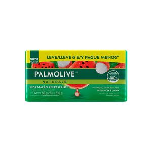 Sabonete Palmolive Naturals Melancia e Lichia Leve 6 Pague Menos com 85g