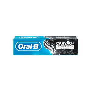 Creme Dental Oral B Extra Branco Bicarbonato Sódio Carvão 70g