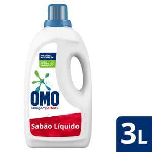 Lava Roupas Omo Líquido Lavagem Perfeita 3l