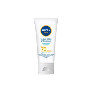 Protetor Solar Nivea Facial Sun Antissinais Toque Seco Fps70 40ml
