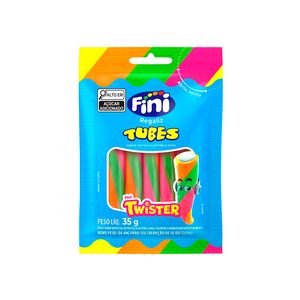 Balas de Gelatina Fini Tubes Twister 35g